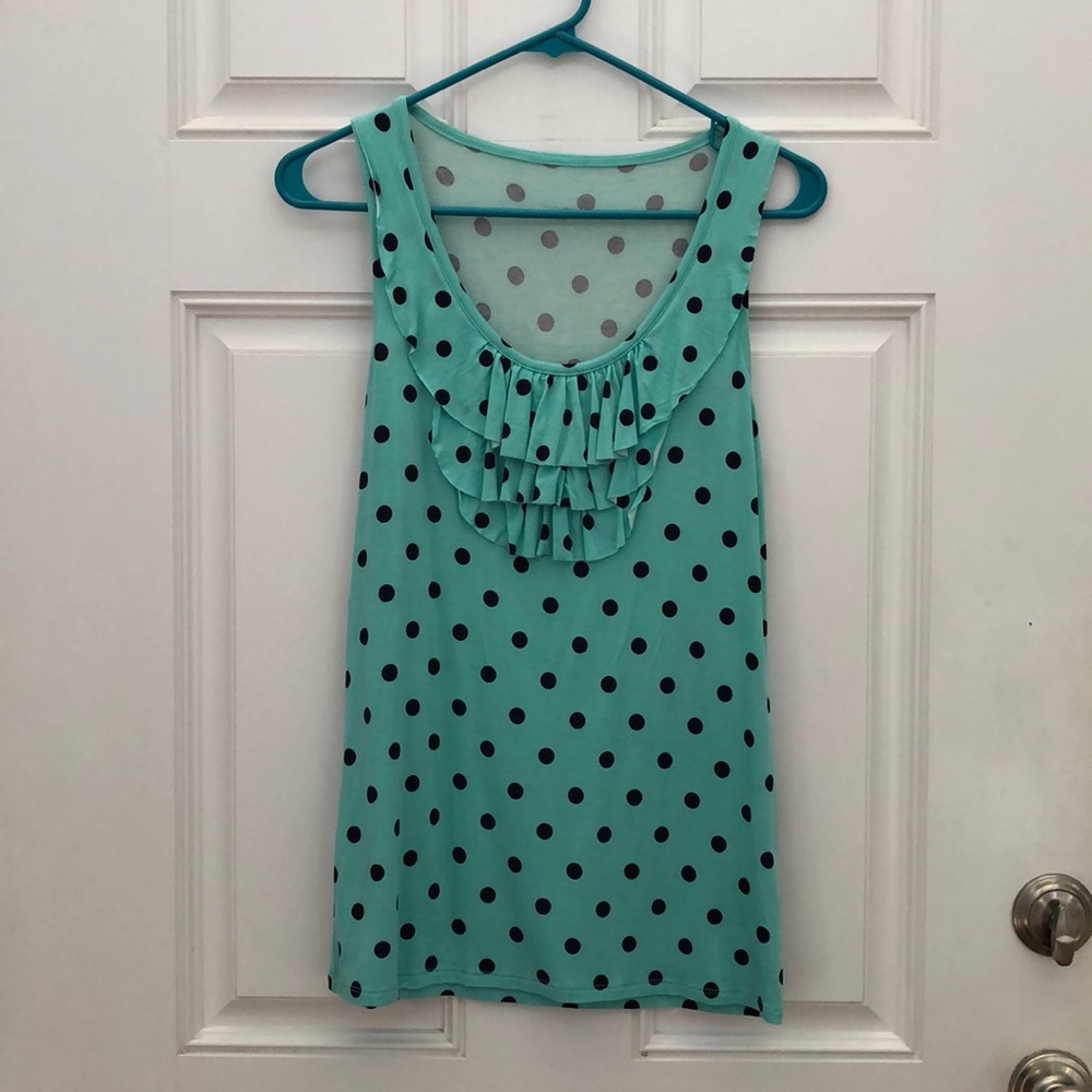 Ruffle tank top